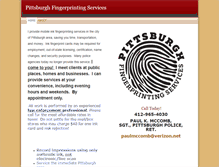 Tablet Screenshot of pghfingerprinting.com